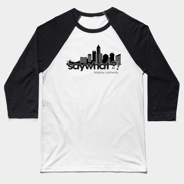 Skyline Baseball T-Shirt by Say What?! Ict